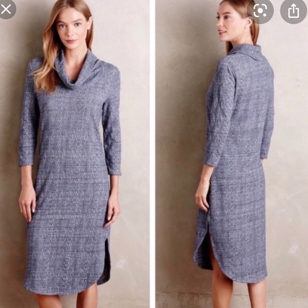 Anthropologie Saturday Sunday cowl neck chemise